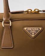 Prada Re-Edition 1978 Large Re-Nylon and Saffiano Leather Two-Handle Bag - Image 5